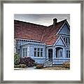 Painted Blue House Framed Print