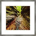 Painted Canyon Framed Print