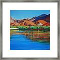 Marble Canyon Painted Framed Print