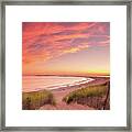 Painted Sky Over Napatree Point Framed Print