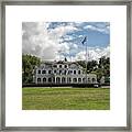 Palace Of President In Paramaribo Framed Print