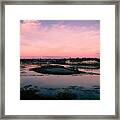 Pale Pink Serenity Framed Print