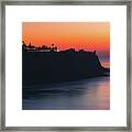 Palos Verdes Coast After Sunset Framed Print