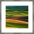 Palouse Layers Framed Print