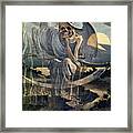 Panama Canal Cartoon, 1904 Framed Print