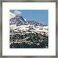 Panorama #1 Of Mt Rainier Framed Print