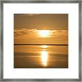 Panorama Of Sunset At Tasman Bay Framed Print