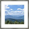 Panorama Of The Foothills Of The Pyrenees In Biert Framed Print