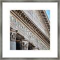 Pantheon Rome Italy Framed Print