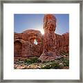 Parade Of Elephants In Arches National Park Framed Print
