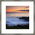Paradise Cove Sunset Framed Print