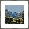 Paradise Valley Mountains Framed Print