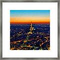 Paris After Sunset Framed Print