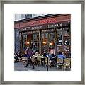 Paris Cafe Le Progres Framed Print