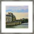 Paris Seine River I Framed Print