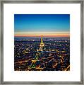 Paris Sunset Framed Print