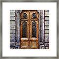 Parisian Door No. 15 Framed Print