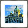 Parliament Victoria Bc Framed Print