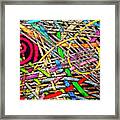 Particle Track Forty-six Framed Print