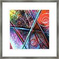 Particle Track Study Sixteen Framed Print
