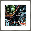 Particle Track Study Twenty-two Framed Print