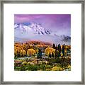 Parting Storm Clouds Framed Print