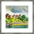 Partly Cloudly Framed Print