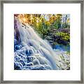 Partridge Falls In Late Afternoon Framed Print