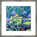 Party At The Pad Framed Print