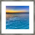 Pastel Ocean Framed Print