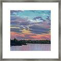 Pastel Sunset Framed Print