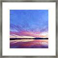 Pastel Sunset Framed Print