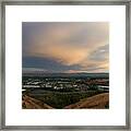 Path Of The Storm Framed Print