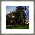 Path Through Delaware Park Oaks Framed Print