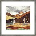 Patina Desert Framed Print
