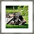 Patriotic Rust Framed Print