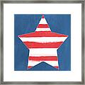 Patriotic Star Framed Print