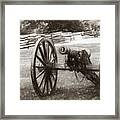 Pea Ridge Sketch 1 Sepia Framed Print