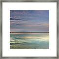 Peace At The Seasunset Framed Print