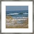 Peaceful  Beach Shoreline Framed Print