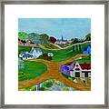 Peaceful Country Lanes Framed Print