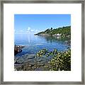 Peaceful Tranquilty_ Surrounded By Danger Framed Print