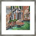 Peaceful Venice Canal Framed Print