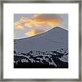 Peak 8 At Dusk - Breckenridge Colorado Framed Print