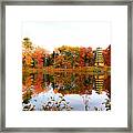 Peak Autumn Reflection 7 Framed Print