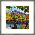 Peaks Of Otter Bridge Framed Print