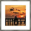 Peeking Out Framed Print