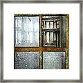Peeping Inside Factory Hall - Urban Decay Framed Print