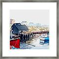 Peggy's Cove Harbour Framed Print