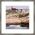 Peggy's Cove Framed Print